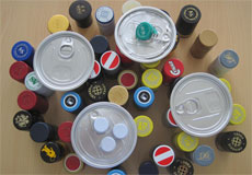 chapas de aluminio para capuchones